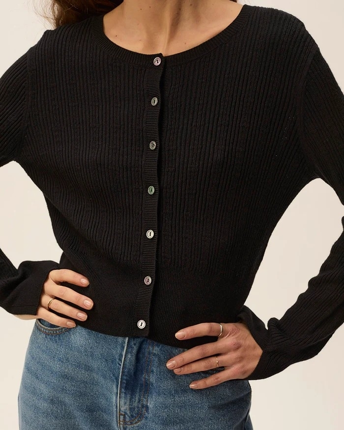 GILET CIENA NOIR ~DES PETITS HAUTS